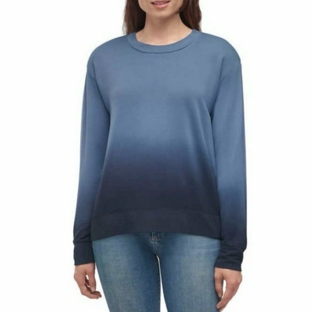 Splendid Blue Ombré Sweatshirt - Size Large